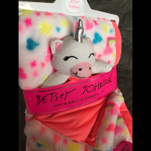 Betsey Johnson Other Betsey Johnson Baby Blanket Snuggle Toy Poshmark